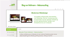 Desktop Screenshot of blog-gunterhellmann.de